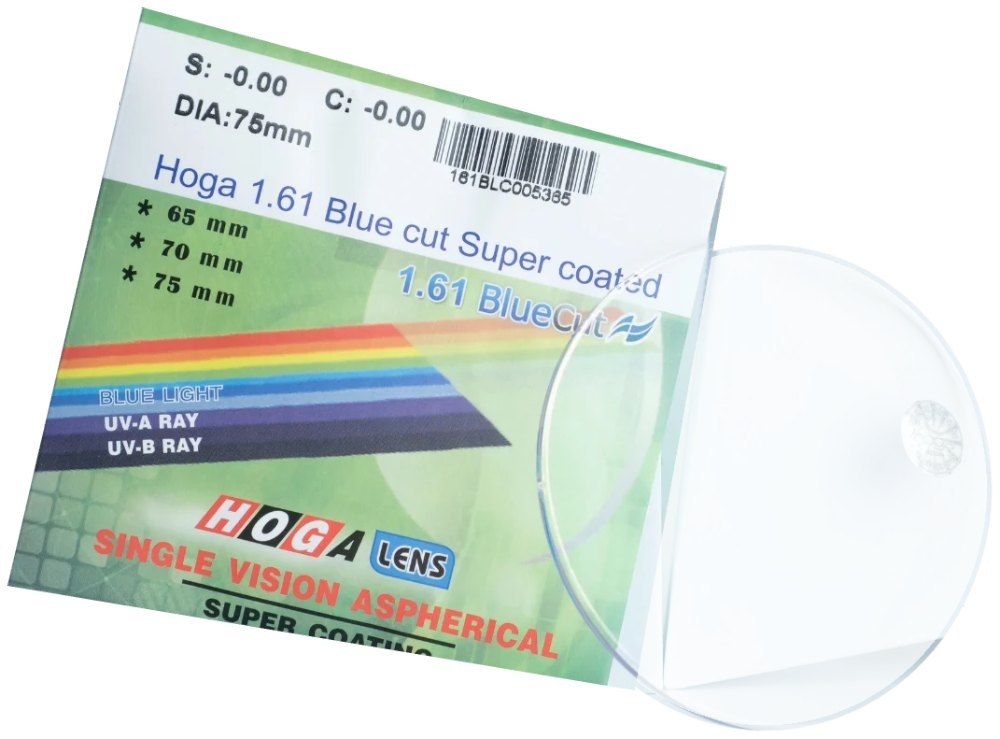 HOGA 1.61 Blue Cut UV420 SHMC, ảnh 1