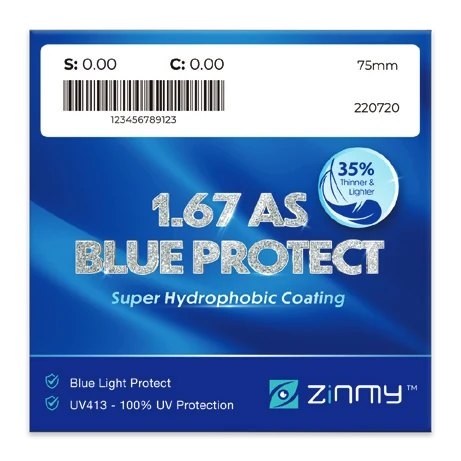 ZINMY 1.67 AS Blue Protect, ảnh 1