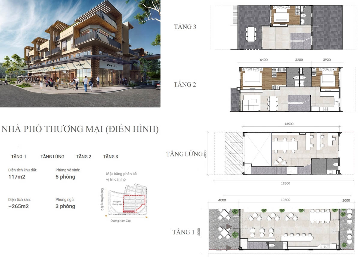 Nhà phố Izumi City, Biệt thự Izumi City & Căn hộ Izumi City