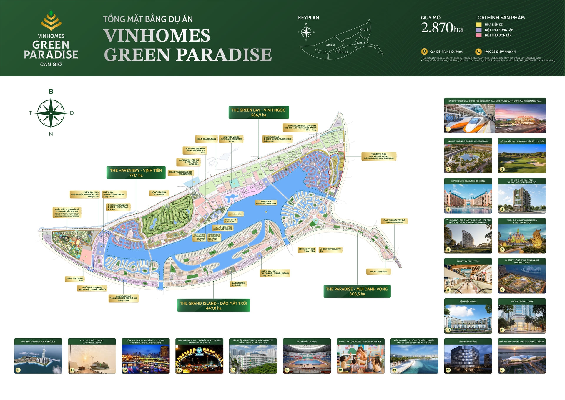 Vị trí Paradise Cần Giờ 