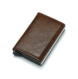 Ví da Mini đựng thẻ ATM, Name Card tiện dụng AV050 (Case kim loại, có nút ấn tự động đẩy thẻ ra)