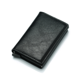 Ví da Mini đựng thẻ ATM, Name Card tiện dụng AV050 (Case kim loại, có nút ấn tự động đẩy thẻ ra)