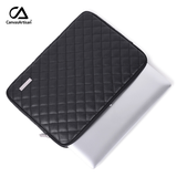Combo Túi Da chống sốc đựng Laptop/ iPad/ Macbook cao cấp Canvas Artisan AV046 (14inch ,2 Ngăn, tặng kèm túi đựng phụ kiện )