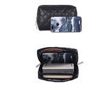 Combo Túi Da chống sốc đựng Laptop/ iPad/ Macbook cao cấp Canvas Artisan AV046 (14inch ,2 Ngăn, tặng kèm túi đựng phụ kiện )