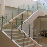 Tay vịn cầu thang gỗ, inox