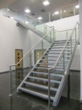 Tay vịn cầu thang gỗ, inox