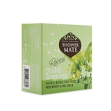 Xà Bông tắm Showermate Olieve&Greentea soap (Tinh chất Oliu và trà xanh)