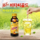 Nước tăng lực 365x Vitamin C Gold Hàn Quốc (10 chai*100ml)