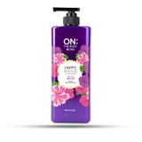 Sữa Tắm Nước Hoa On The Body Happy Breeze Perfume Wash (900g) (Tím)