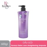 Dầu Gội Kerasys Salon care straightening Ampoule - Tím 600ml
