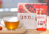 Trà Táo Đỏ Jujube Tea 100% Organic Hàn Quốc- Hộp 15 gói