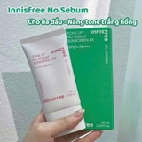 Kem Chống Nắng Nâng Tông Kiềm Dầu Innisfree Tone Up No Sebum EX SPF50+ PA++++ 60ml