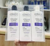 Bộ dầu gội xả Kerasys Volume Clinic màu tím- 600ml* (2 gội + 1 xả)