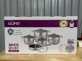 Bộ Nồi Chảo Inox Cao Cấp Gume GMP PS-2201 Hàn Quốc (5 món)