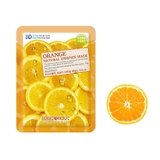 Mặt Nạ 3D Cam Orange Natural Essence Mask Foodaholic (Bịch)