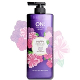 Sữa Tắm Nước Hoa On The Body Happy Breeze Perfume Wash (900g) (Tím)