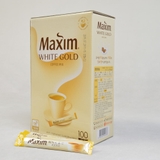 Cà Phê Hòa Tan Hàn Quốc Maxim White Gold (hộp 12g* 100 gói)