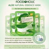 Mặt nạ dưỡng da lô hội 3D Foodaholic aloe (Bịch)