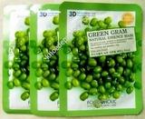 Mặt Nạ 3D Dưỡng Da Đậu Xanh FoodAHolic Green Gram 23g