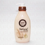 Sữa Tắm Happy Bath Natural Real Mild 500gr + Refill 250gr
