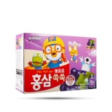 Nước hồng sâm Pororo vị nho (hộp 10 gói*100ml)