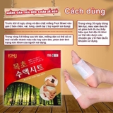 Miếng dán thải độc chân Hàn Quốc GOLD Detox Foot Patch (30 miếng)