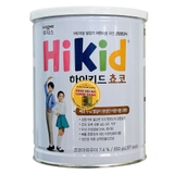 Sữa Hikid Hàn Quốc vị socola 650gr (1 - 9y)