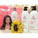 Sét dầu gội Kerasys hồng mẫu mới giúp phục hồi mái tóc bị hư tổn
