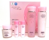 Bộ dưỡng ẩm trắng da 3W CLINIC FLOWER EFFECT EXTRA MOISTURIZING - set 3w clinic flower