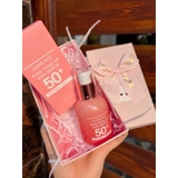 Serum chống nắng SPF50 dưỡng trắng LOVELYCC Pink Tone Up - 30g