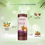 Dầu xả Kerasys Argan Oil Hàn Quốc 1L - Phục hồi tóc hư tổn, chẻ ngọn, giảm gãy rụng