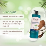 Dầu gội Kerasys Coconut Oil Shampoo 1L - Phục hồi tóc hư tổn, giúp tóc mềm mại, bóng khoẻ