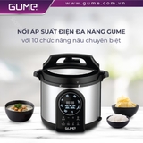 Nồi Áp Suất Điện Tử Đa Năng GUME Hàn Quốc 6L GMPC-2201