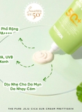 Kem Chống Nắng Dưỡng Ẩm Chiết Xuất Rau Má Pretty Skin The Pure Jeju Cica Sun Cream (50ml)
