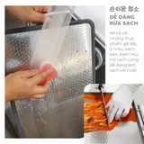 Thớt kháng khuẩn cao cấp 2 mặt GUME TGI - 01 (Inox 304 + Gỗ mun)