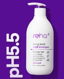 Dầu Gội Trị Rụng Tóc REHA Hương White Musk 500ml (xạ hương trắng)