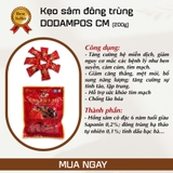Kẹo Nhân Sâm Đông Trùng Hạ Thảo Dodampos CM (200g)