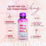 NƯỚC UỐNG NMN NANO COLLAGEN 3000MG- Hộp 10 chai
