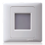 Đèn báo vuông LED màu vàng 2W Simon Series 50 50802
