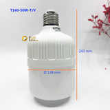 Bóng đèn LED BulB bóng trụ tròn dài 50W KawaLED T140-50W-T/V