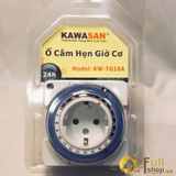 Ổ cắm hẹn giờ cơ TG16A 96 chu kỳ hẹn giờ tắt mở trên 24 giờ Kawa TG16A