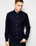 Áo sơ mi bò tím than  Asos