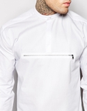 Áo nỉ nam màu trắng Asos