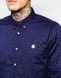 Áo sơmi xanh Tommy Hilfiger