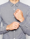 Áo sơ mi kẻ vuông nhỏ  Asos