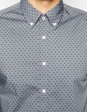 Áo sơmi xám Tommy Hilfiger