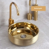 CHẬU GỐM MẠ VÀNG CLM3636