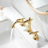 Vòi lavabo 3 lỗ kiểu tân cổ điển CLEANMAX - CA5057D (màu croom)