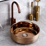 CHẬU GỐM MẠ VÀNG CLM3636