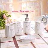 BỘ PHỤ KIỆN PHÒNG TẮM CHẤT LIỆU GỐM S06 CLEANMAX